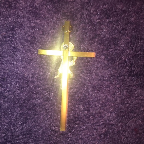 Beautiful Pink Cross with Girl on it - Picture 8 of 12